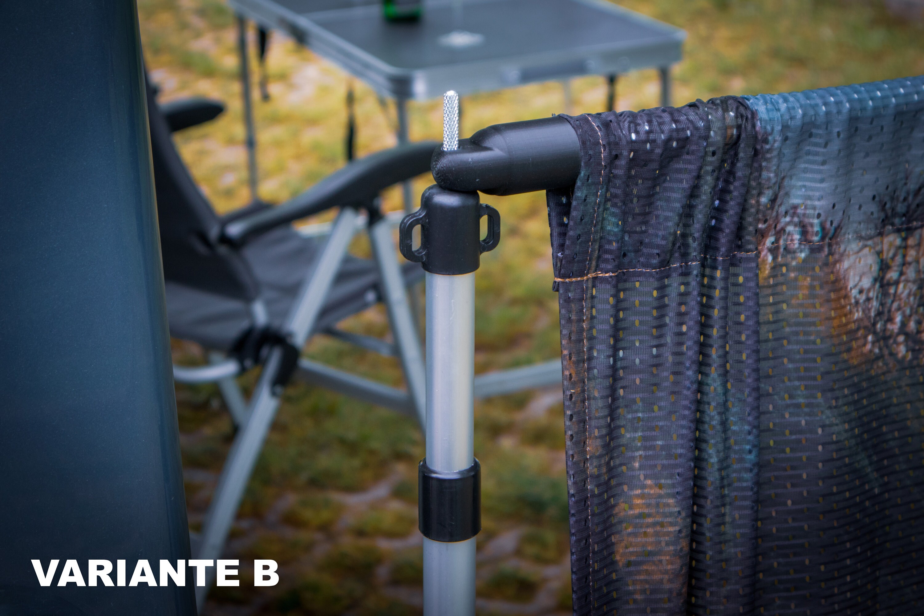 Personalisiertes Seitenbanner Wohnmobil Wohnwagen Camping Sichtschutz