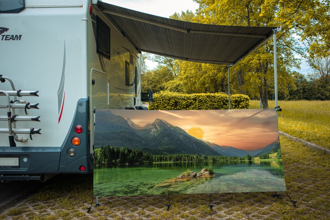 Wohnmobil Seitenbanner Wohnmobil Wohnwagen Camping Sichtschutz