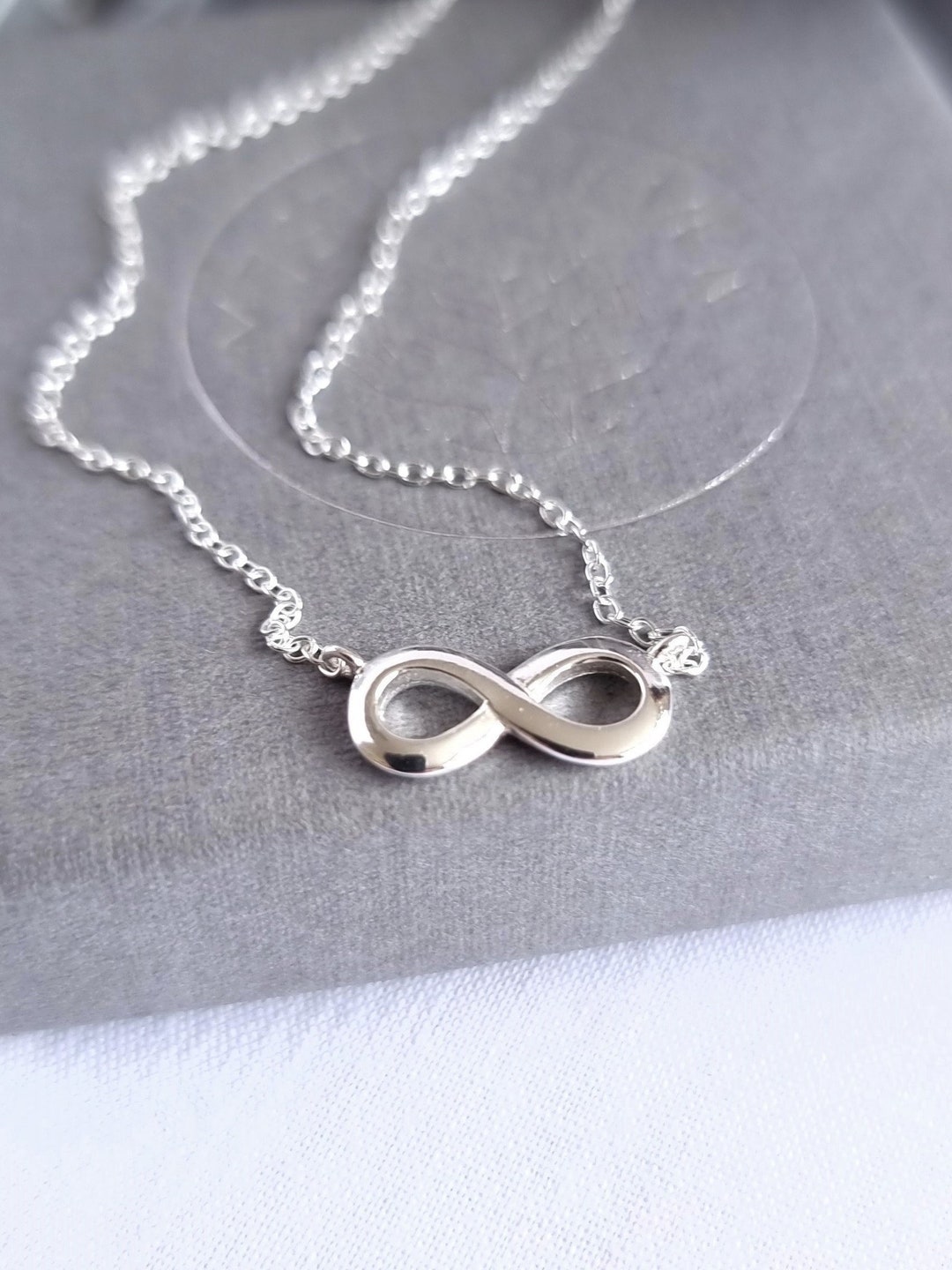 Collier Infini "Amour Infini" En Argent 925 - Collier Femme Simple Et Élégant - Cadeau Symbolique