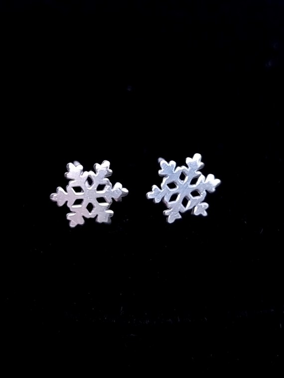 Glintara Orecchini A Perno In Argento 925 Natale - Fiocco Di Neve E Alce Con Perle, Ipoallergenici, Regalo Per Ragazze