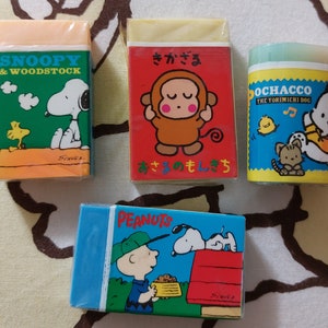 Gomma da cancellare Snoopy e i suoi amici Pochacco Monkichi