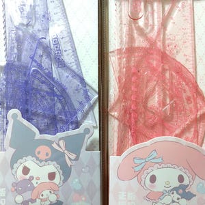 Baby Melody Kuromi liniaal driehoek liniaal halve cirkel Tekenset