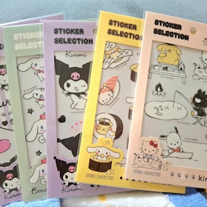 Cartoon Cinnamoroll Transferstickers ijs- of appelpatroon - 1 blok 2 vellen