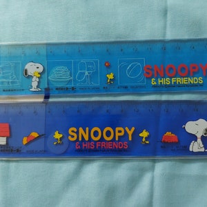 Righello da 12 cm Snoopy e Woodstock ~