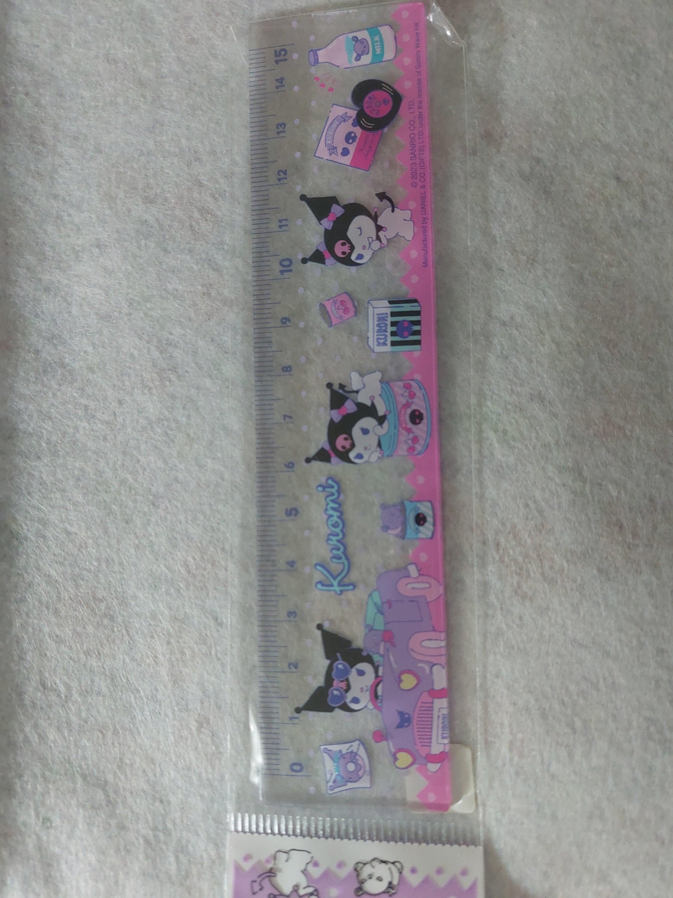 Hello Kitty Ruler Designs Little Twin Stars Hello Kitty Cinnamoroll Melody 15cm Ruler ~ - Etsy