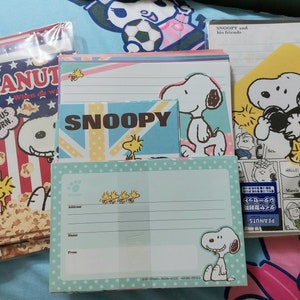 Carta de Amor Musical - Set de Cartas de Snoopy y sus amigos