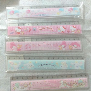 Zimtrolle Hello Kitty Little Twin Stars Melody 15cm Lineal ~