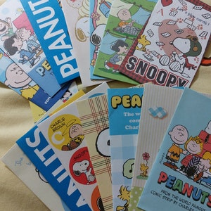 スヌーピーとその仲間たち ミニ封筒 シール付き 7枚セット