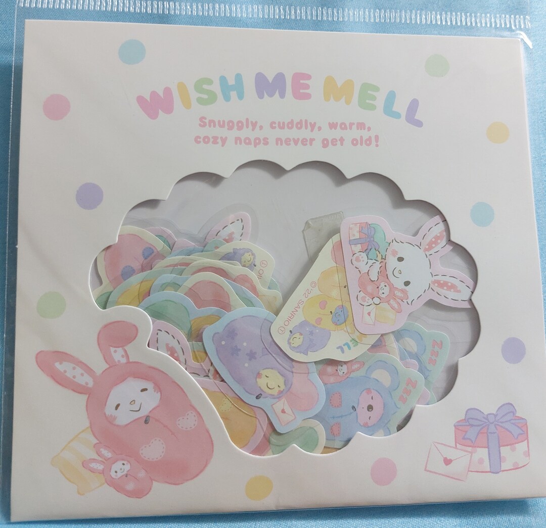 Wish Me Mell Crafts Rabbit Pattern Pocket Stickers - Etsy