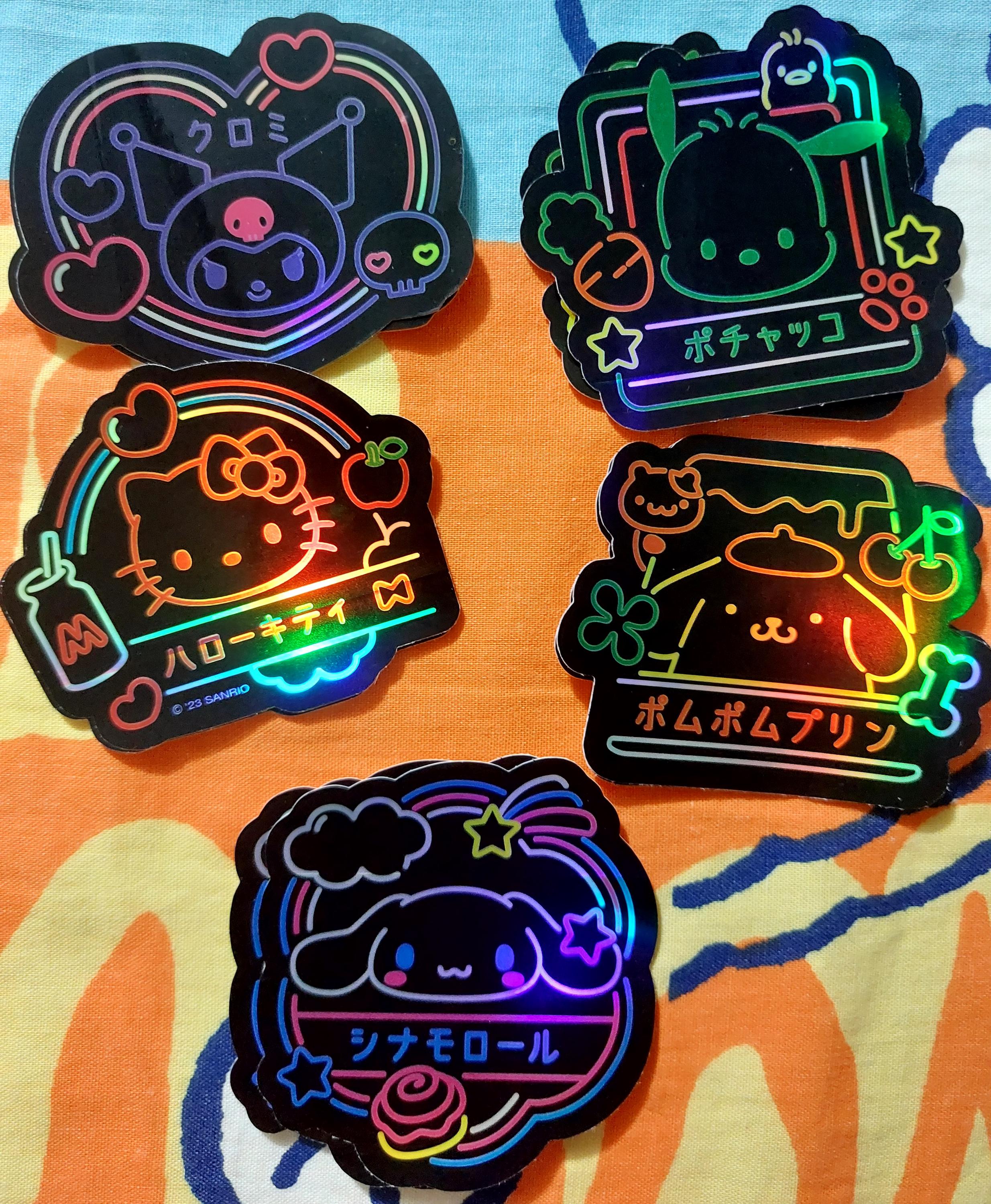 Purin Pochacco Kuromi Hello Kitty Cinnamoroll Stickers Set - Etsy