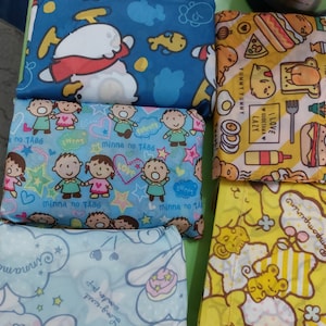 Bolsa de herramientas reciclable con dibujos animados de Ahriu Minna no tabo ~ Cinnamoroll Gudetama Purin ~ Bolsa plegable de nailon