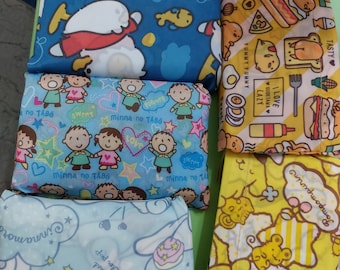 Ahriu Minna no tabo Cartoon Recycle bag Tool Bag ~  Cinnamoroll Gudetama Purin   ~ nylon Folding bag