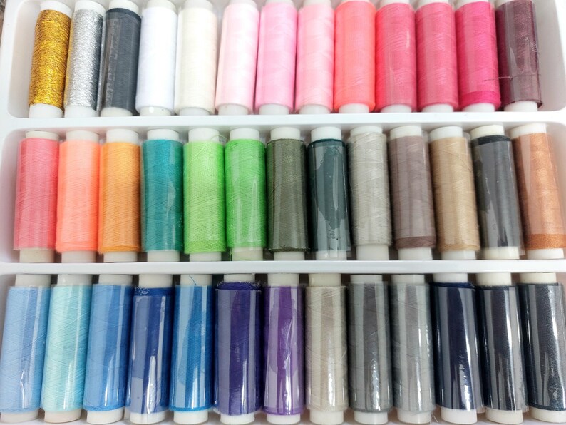 39 Color Sewing Thread for DIY Accessories Cotton Doll - Etsy