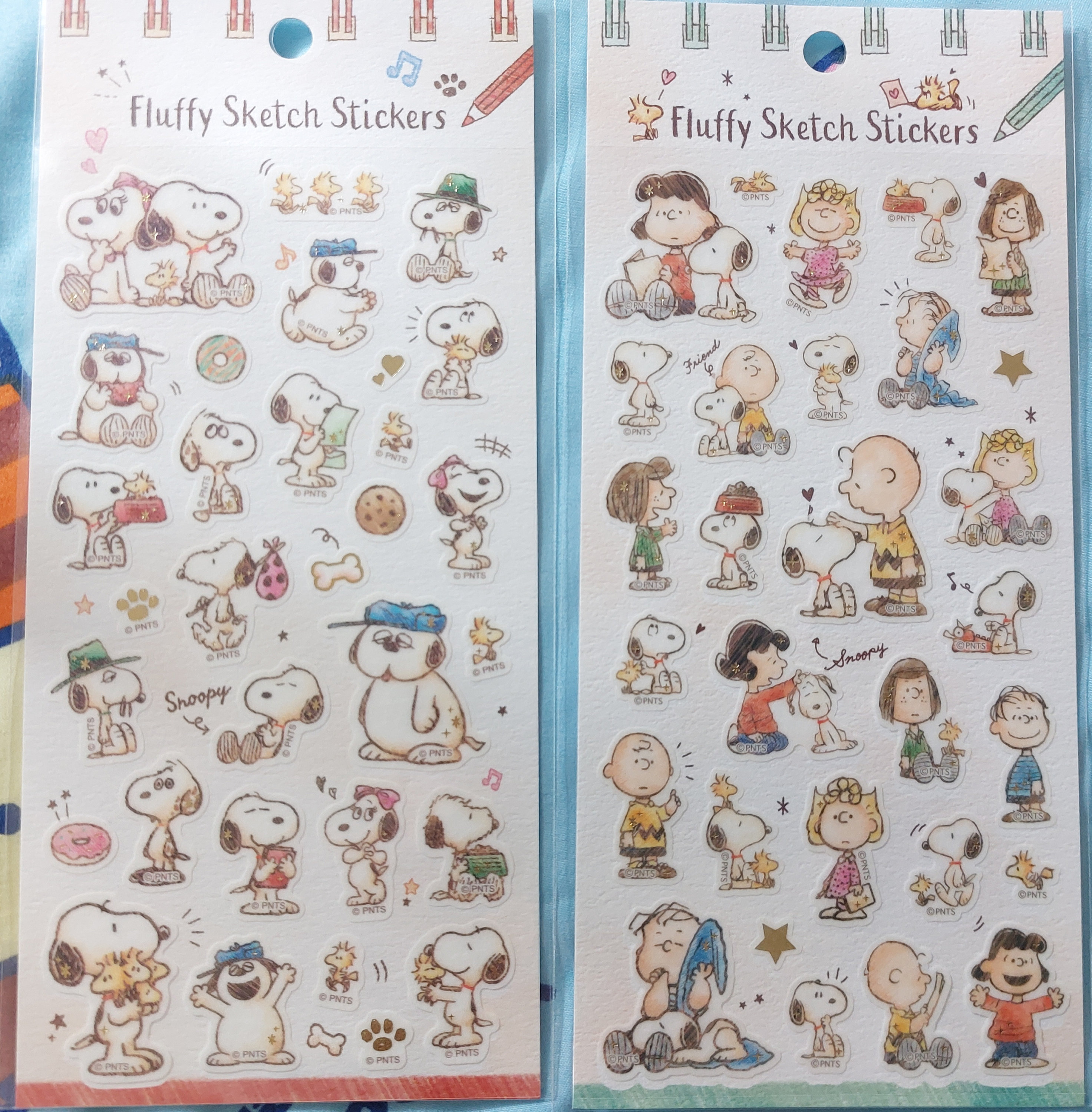 Snoopy & His Friends Family Sketch DIY Decoration Paper