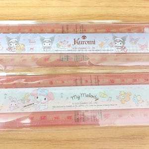Linijka składana Kuromi Melody Pochacco 30 cm ~