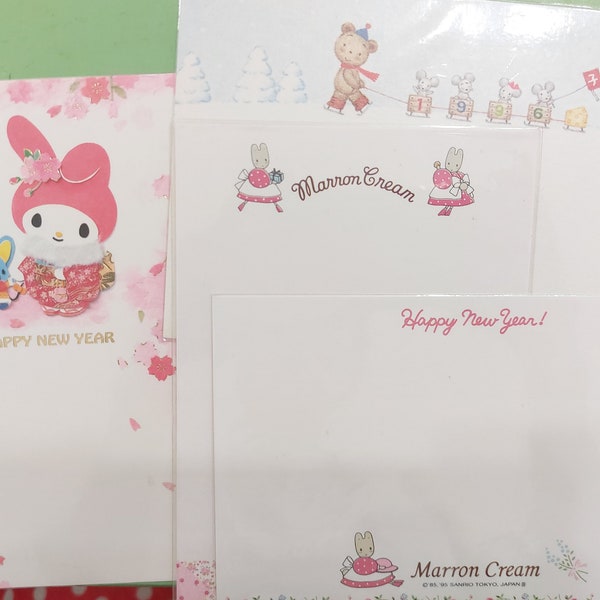Melody Hello Kitty Marron Cream Mr Bear Dream DIY Memories postcards