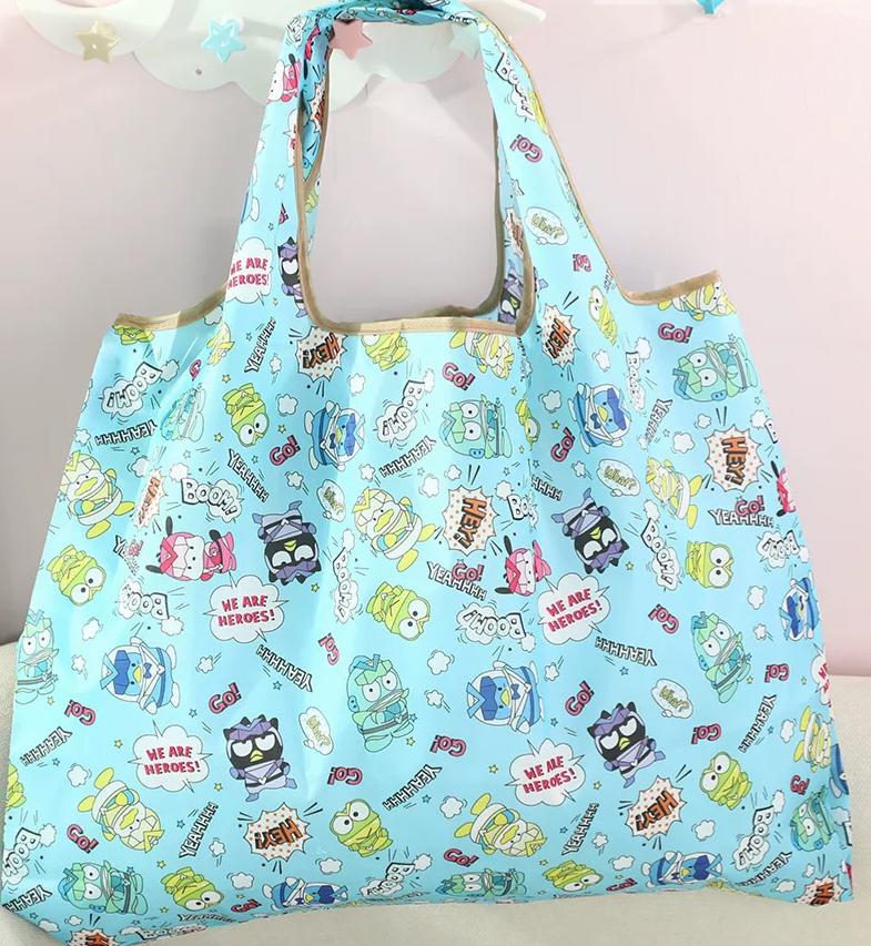 Badtz Pochacco Keroppi Cartoon Hangyodon Recycle Bag Tool Bag