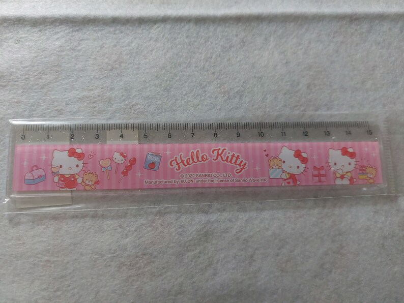 Hello Kitty Ruler Designs Cinnamoroll Hello Kitty Little Twin Stars Melody 15cm Ruler ~ - Etsy