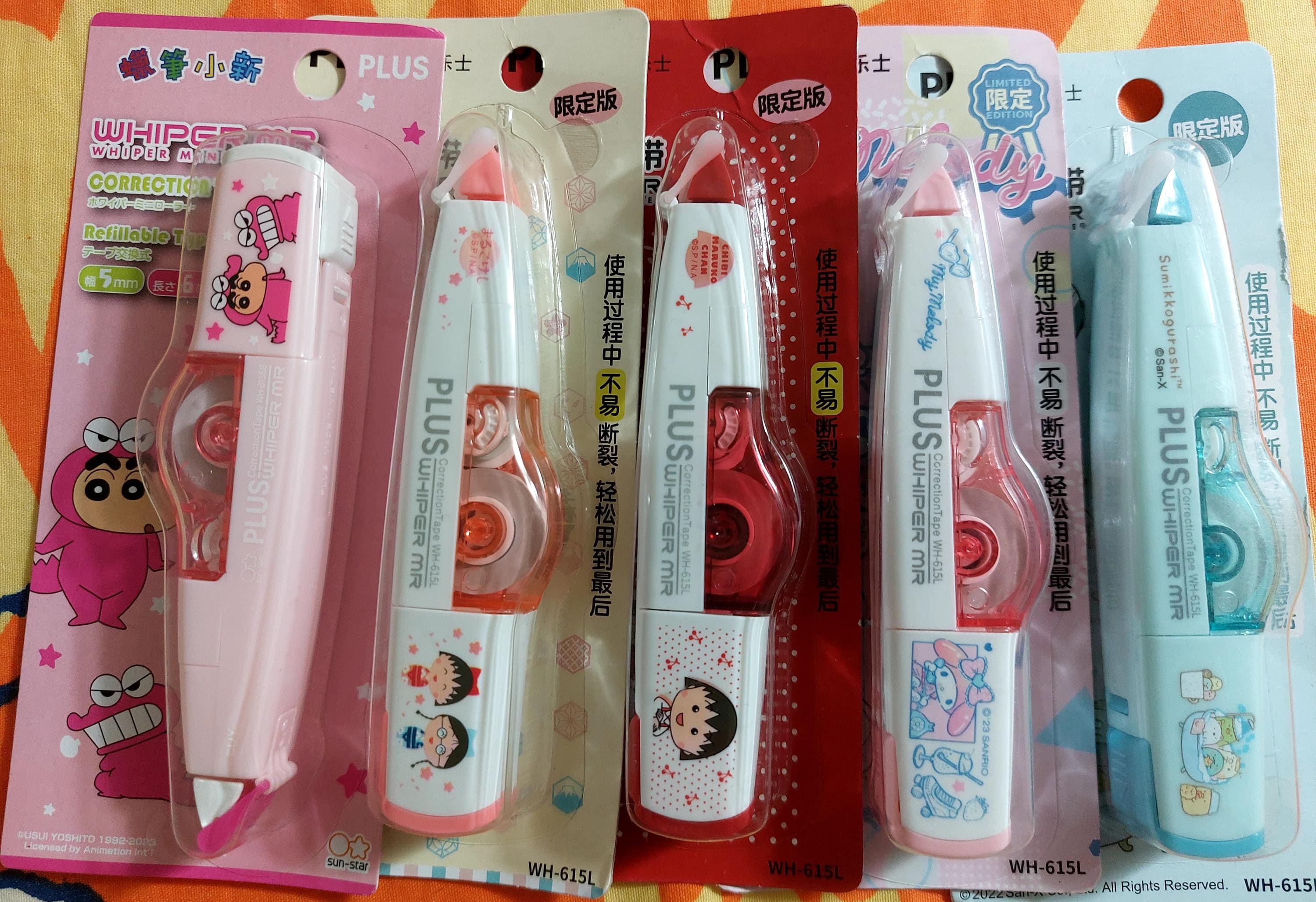 Crayon Shinchan Sumikkogurashi Chibi Marukocha Melody 6m correction tape