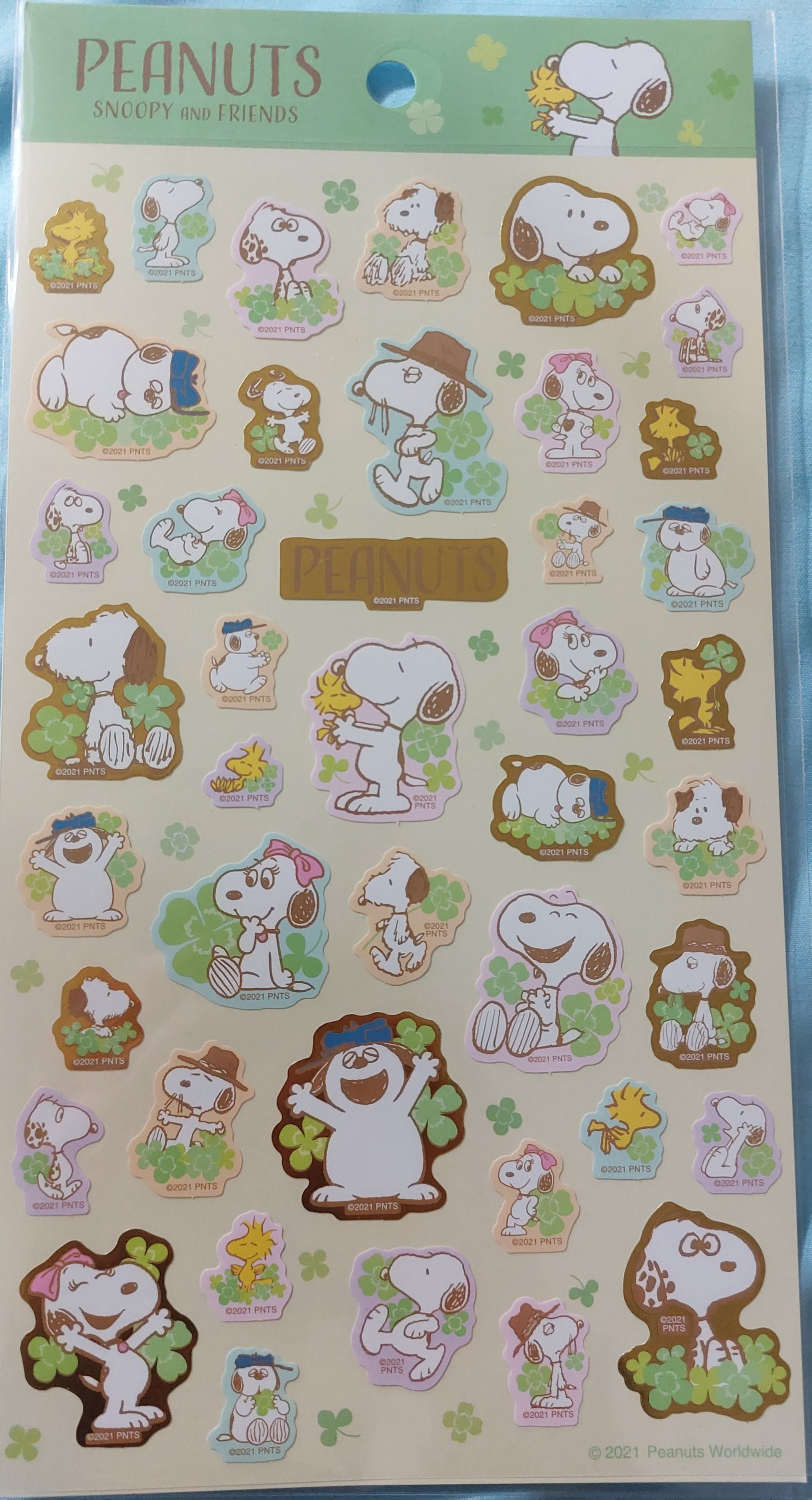 Prep Style Snoopy & Woodstock His Family Decoration Stickers Lucky ...