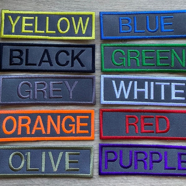 Velcro Id Badge Patches Etsy