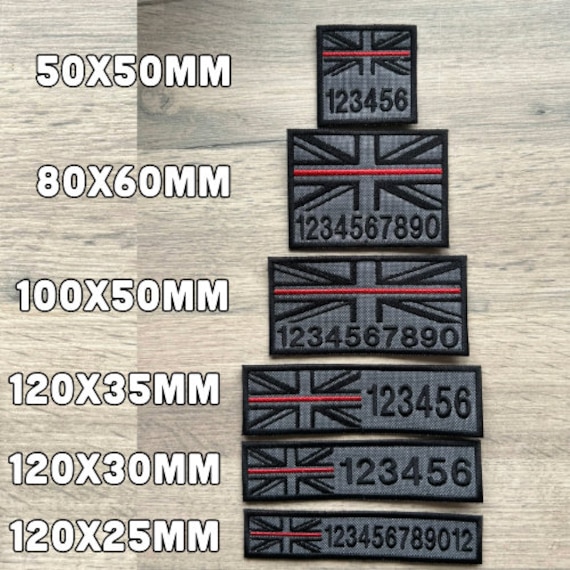 Custom Patch Personalised Police Name ID Patch - Custom Hook - Foto 7