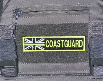 Coastguard Morale Patch met haak aan de achterkant 120 x 30 mm