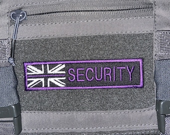 Gancho de patch de moral de segurança apoiado 120x30mm