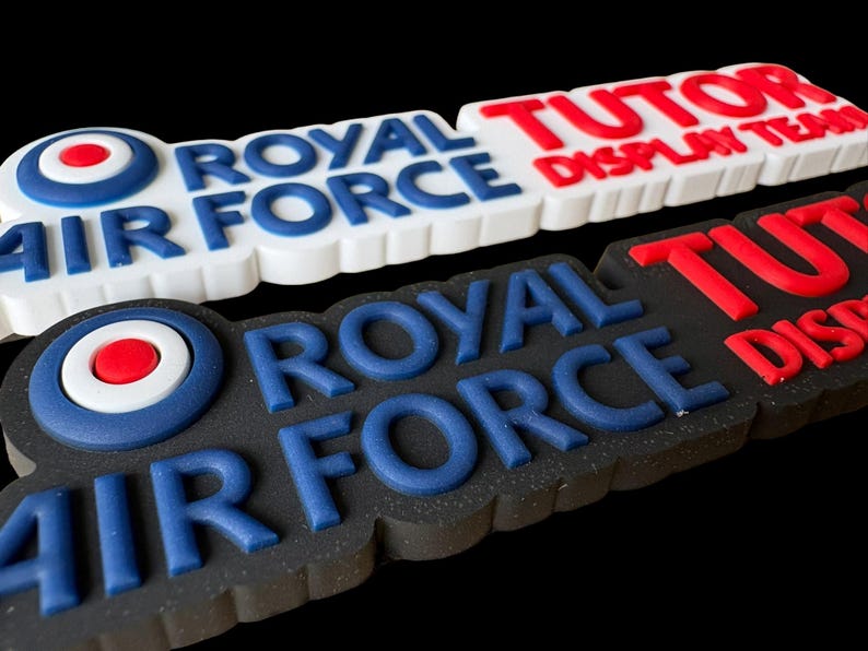 Official Royal Air Force PVC Rubber Magnet - Tutor Display Team - Etsy