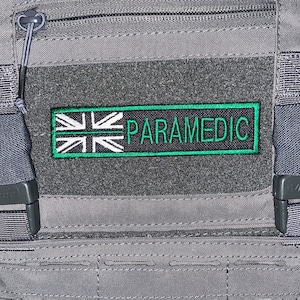 Paramedic Morale Patch Hook Backed 120x30mm