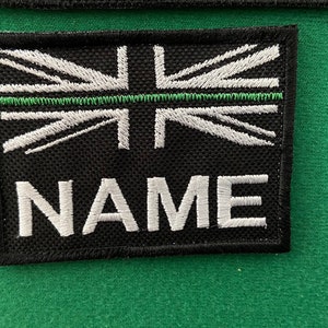 Personalised Custom Paramedic NHS DOCTOR ID Patch 80X60mm Hook Backed