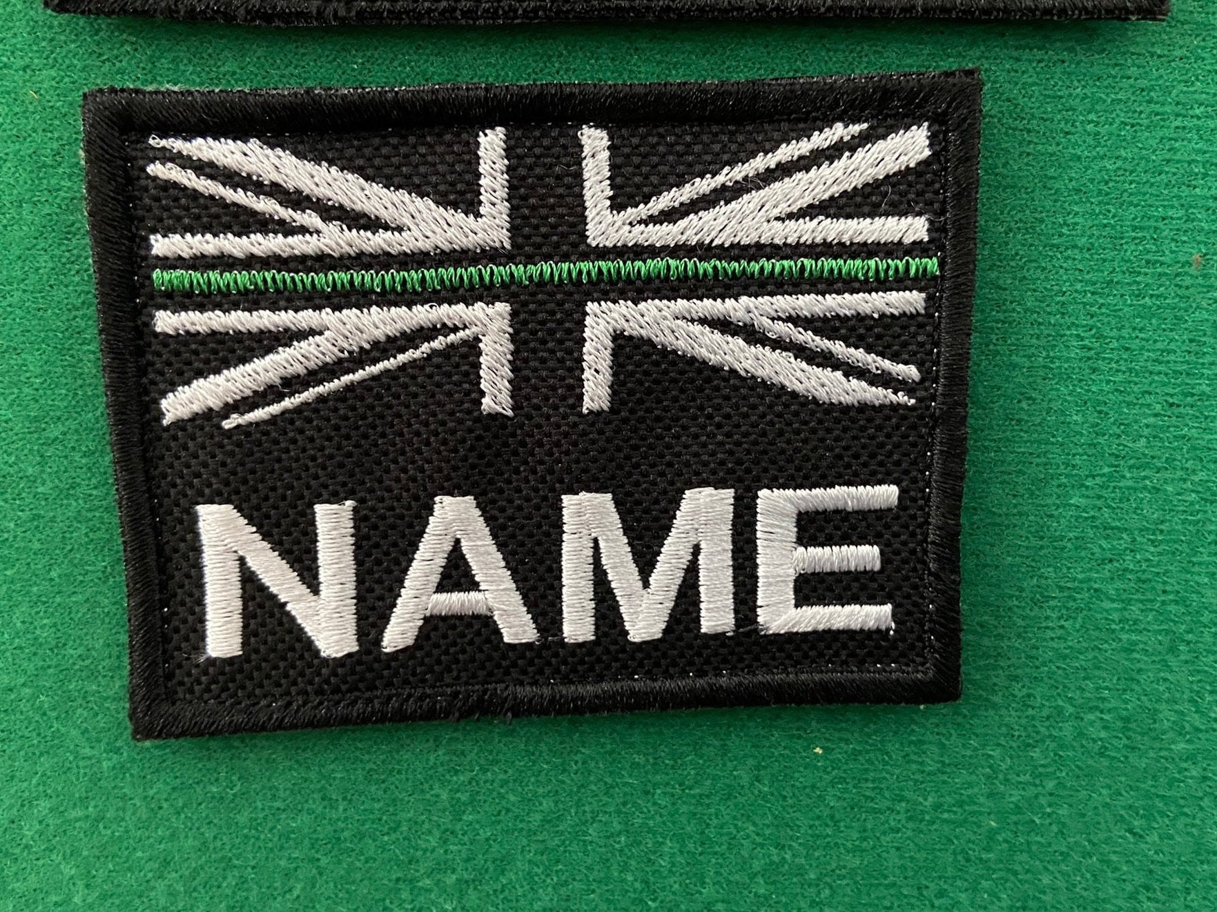 Personalised Custom Paramedic NHS DOCTOR ID Patch 80X60mm Hook Backed