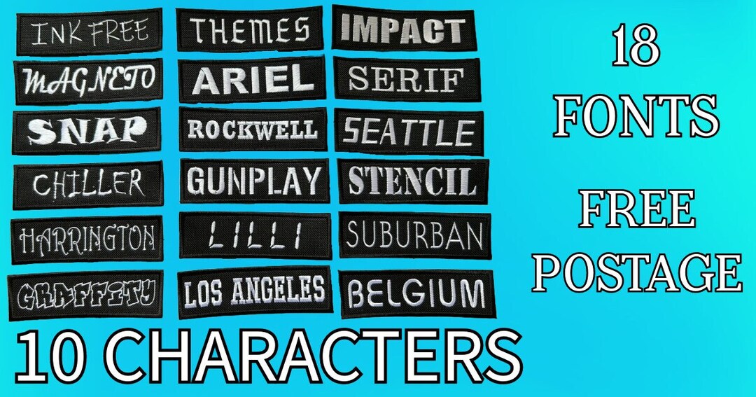 1x3.75 In Nametape Size, Custom Name Patch. Fits Operator Hats - Foto 10