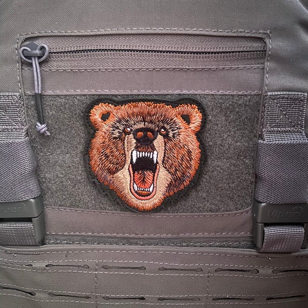 BEAR With Hook Backing Morale Patch