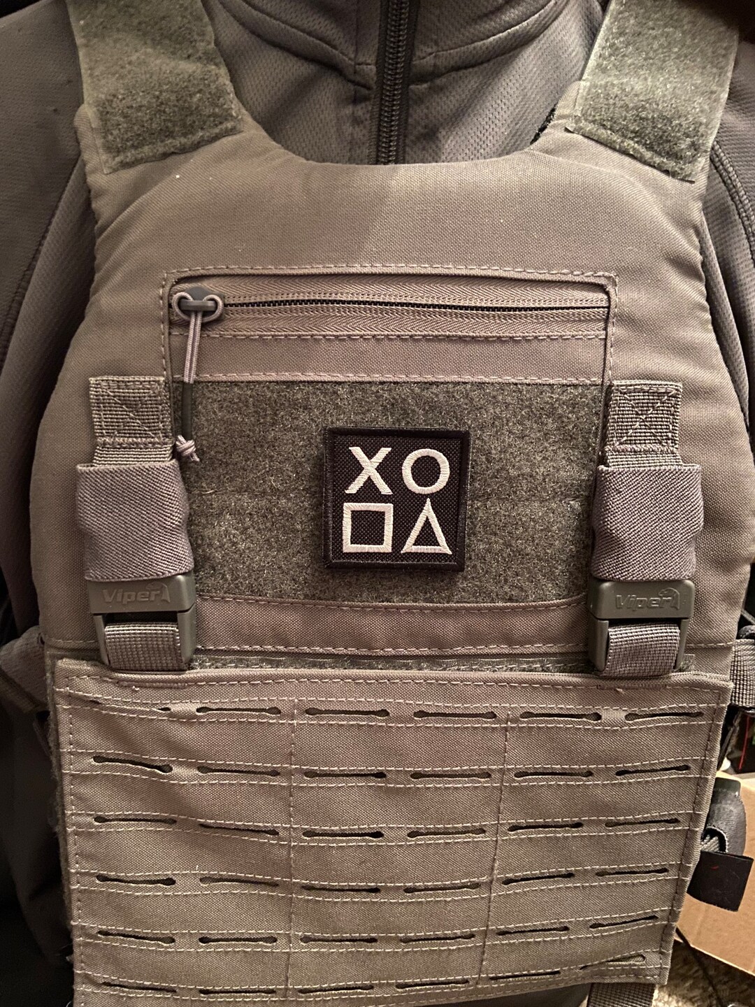 Playstation Pvc Patch Play Station PS 4 5 1x Morale Patch 50x50mm Hook or Sew on Backing ...