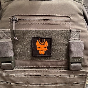 Orange Seal Morale Patch 50x50mm Hook or Sew On Backing
