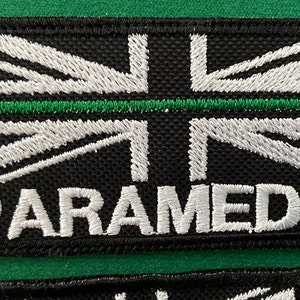 Paramédico NHS DOCTOR ID Patch 100x50mm Gancho Suportado