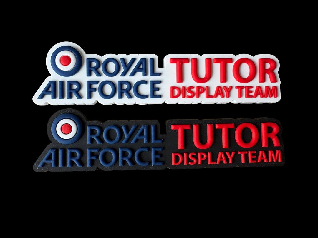 Official Royal Air Force PVC Rubber Magnet - Tutor Display Team - Etsy