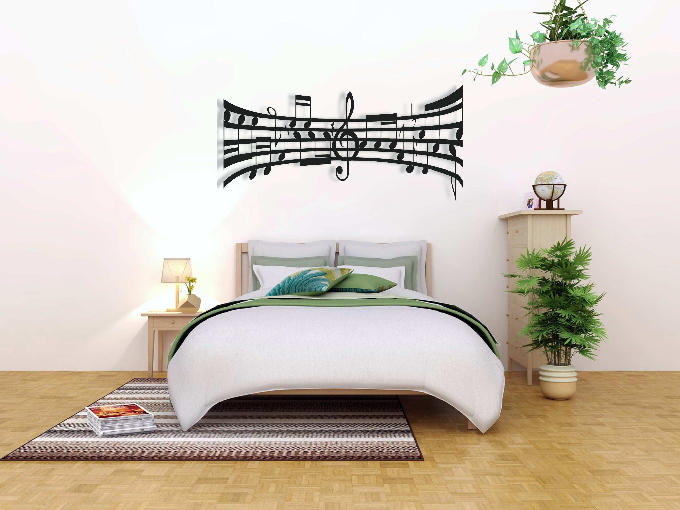 Metal Wall Art Musical Wall Art Music Sign Wall Decor Music Etsy