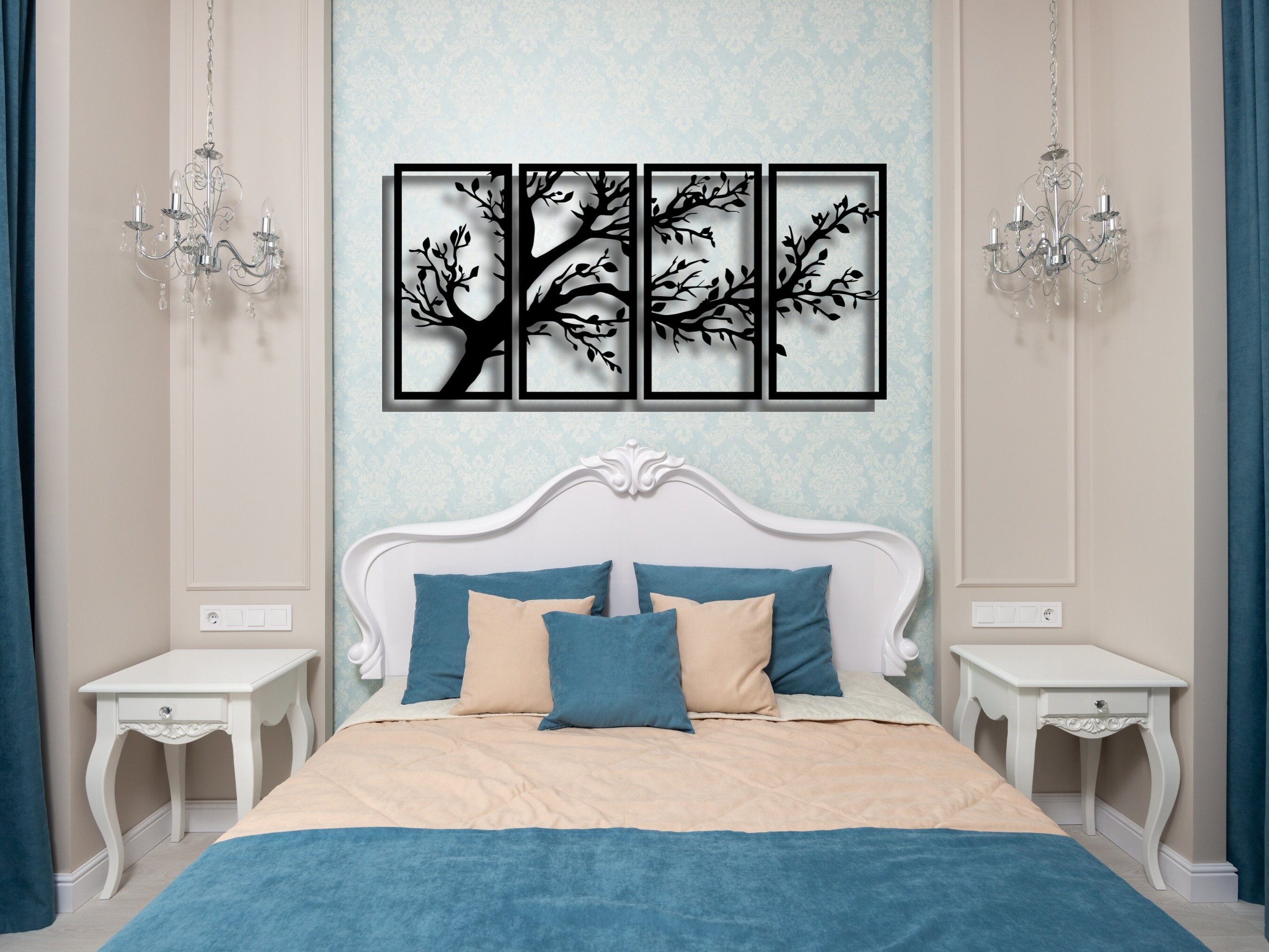 Picture Idea: Metal Wall Art Metal Tree Decoration Tree Sign Home Decor