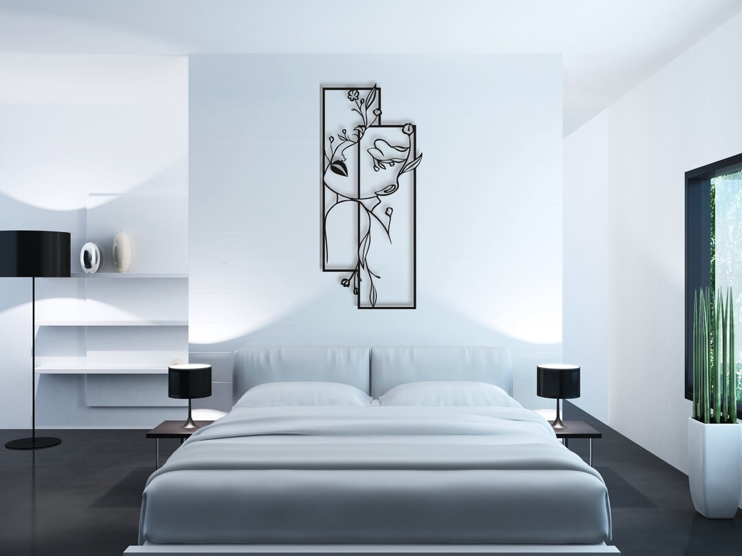 Woman Wall Art, Metal Wall Decor, Woman Decor, Livingroom Decor