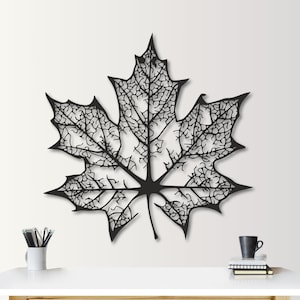Herbst Blatt, Metall, Herbst Baum Blatt Dekor, Metall Wandkunst, Wohnzimmer Dekor, einzigartiges Design, Metall Blatt Dekor, Baum Blatt Zeichen, Blatt Dekor