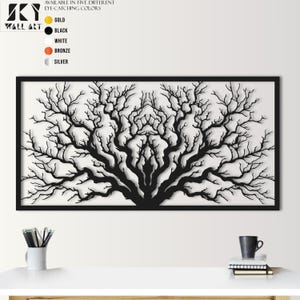 Nature Inspired Metal Tree Branch Art, Indoor/Outdoor Metal Tree Branch Wall Sculpture, Stylish Metal Tree Branch Wall Decor, Branch WallArt
