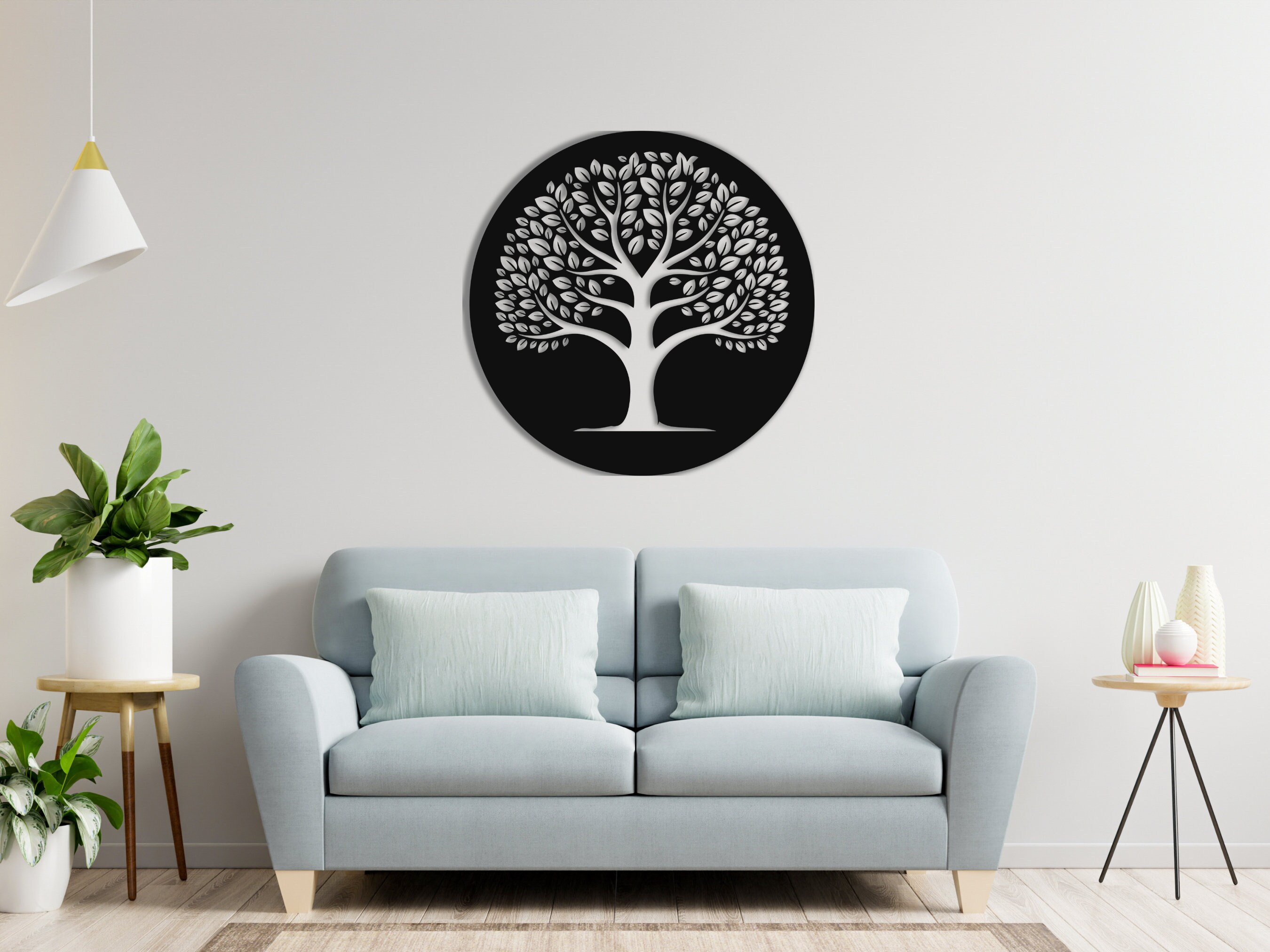 Family Tree Metal Wall Art Rustic Metal Art Unique Family - Etsy
