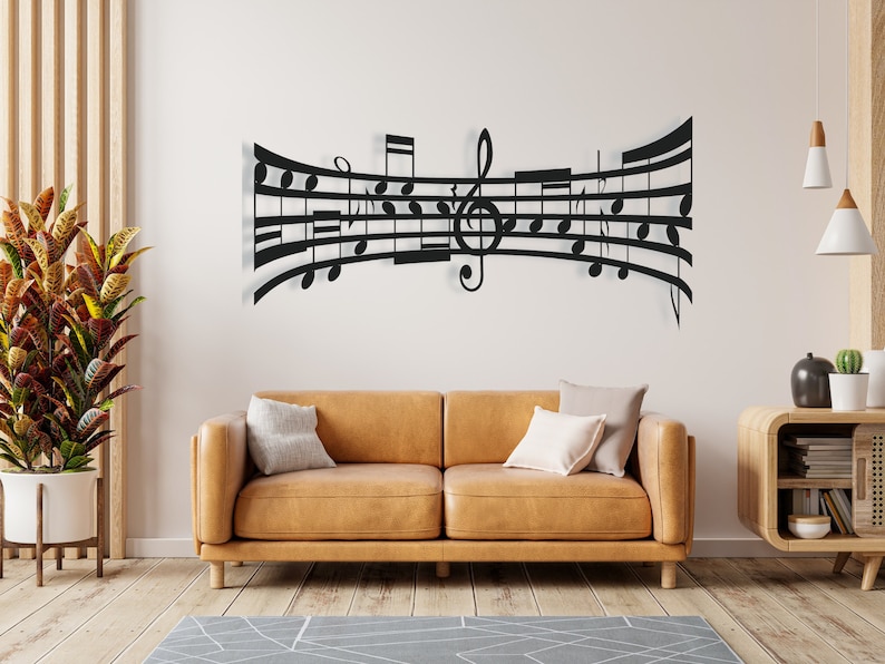 Metal Wall Art Musical Wall Art Music Sign Wall Decor Music - Etsy