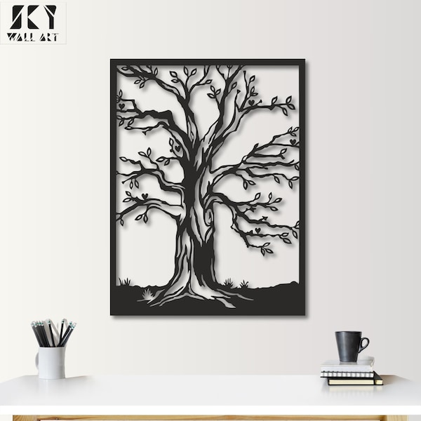 Tree Wall Art - Etsy UK