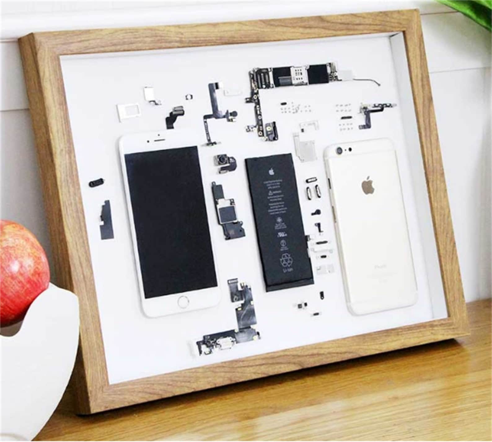 Framed Iphone 6 Disassembled Phone Wall Art Gifts for Apple Etsy