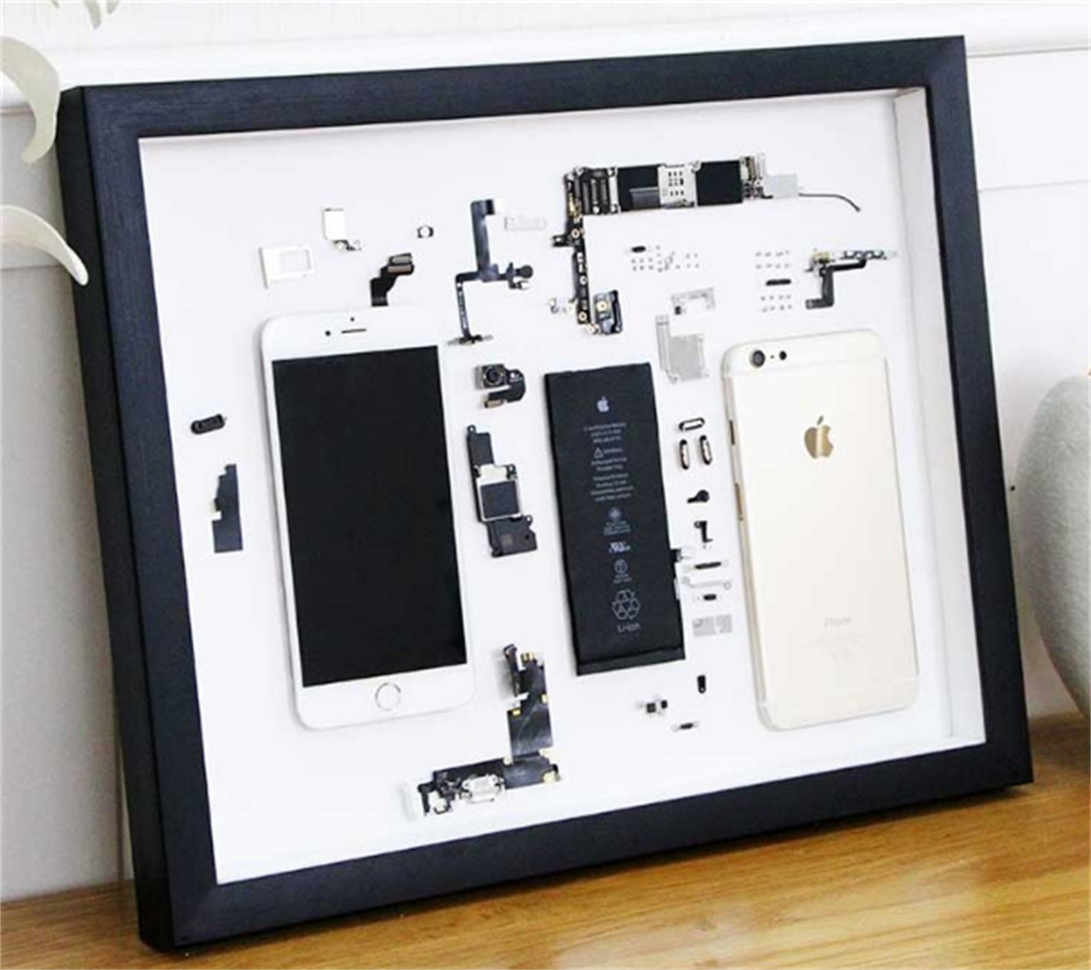 Framed Iphone 6 Disassembled Phone Wall Art Gifts for Apple Etsy