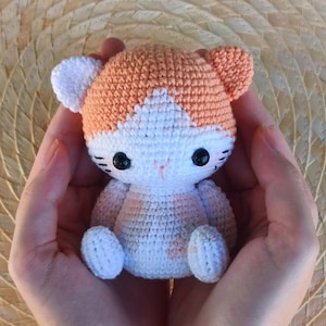 Crochet de gato hecho a medida / [Hecho a pedido] / Gato Amigurumi / Peluches de ganchillo / Producto terminado