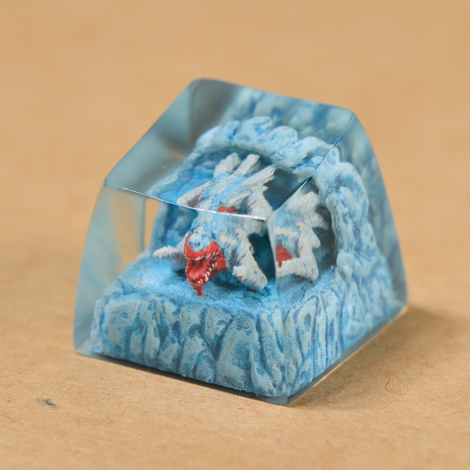 Dragon Keycap Artisan Dragon Keycap Resin Dragon Keycap Etsy